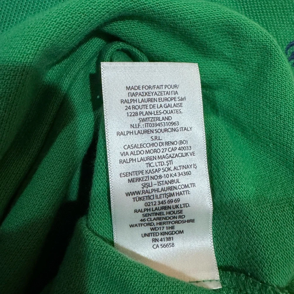 Polo by Ralph Lauren Men's Classic‎ Green Polo NWOT $115